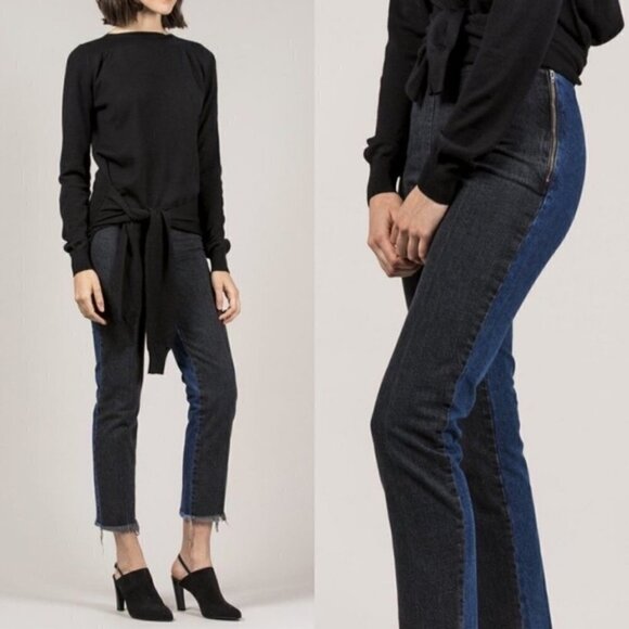 Rachel Comey | Two Tone Fletcher Jeans - Picture 3 of 10